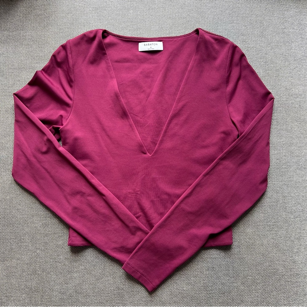Aritzia Contour V Neck Longsleeve